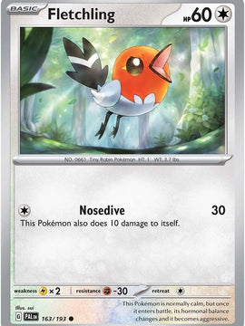 Fletchling (163/193) [Scarlet & Violet: Paldea Evolved]