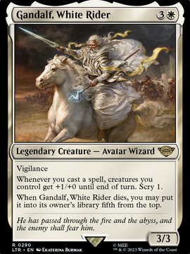 Gandalf, White Rider (LTR-290) - The Lord of the Rings: Tales of Middle-earth