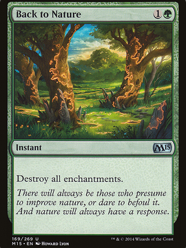 Back to Nature (M15-169) - Magic 2015 Foil