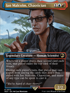 Ian Malcolm, Chaotician (REX-013) - Jurassic World Collection (Borderless)