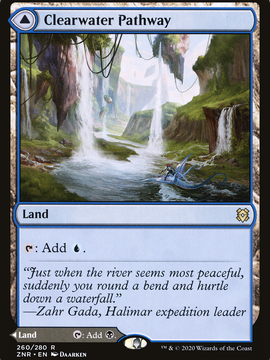 Clearwater Pathway // Murkwater Pathway (ZNR-260) - Zendikar Rising