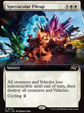Spectacular Pileup (Extended Art) (DFT-378) - Aetherdrift