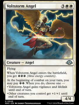 Voltstorm Angel (MH3-046) - Modern Horizons 3