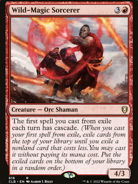 Wild-Magic Sorcerer (CLB-816) - Commander Legends: Battle for Baldur's Gate