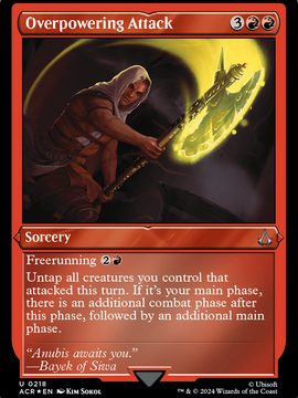Overpowering Attack (ACR-218) - Assassin's Creed Etched Foil