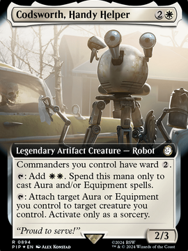 Codsworth, Handy Helper (PIP-894) - Fallout: (Extended Art) Foil