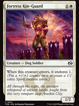 Fortress Kin-Guard (TDM-012) - Tarkir: Dragonstorm Foil