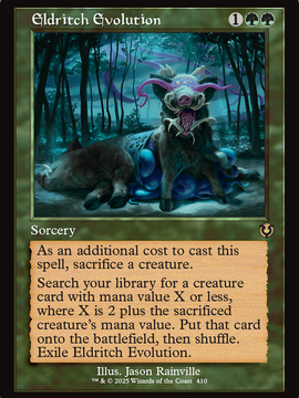 Eldritch Evolution (Retro Frame) (INR-410) - Innistrad Remastered