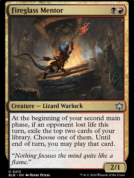Fireglass Mentor (BLB-213) - Bloomburrow