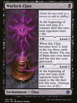 Warlock Class (AFR-125) - Adventures in the Forgotten Realms