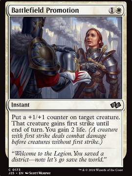 Battlefield Promotion (J25-173) - Foundations Jumpstart