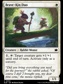 Brave-Kin Duo (BLB-003) - Bloomburrow