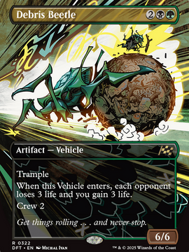 Debris Beetle (Borderless) (DFT-322) - Aetherdrift