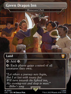 Homeward Path (LTC-365) - Tales of Middle-earth Commander / Green Dragon Inn (Borderless)