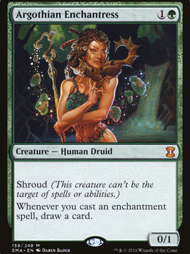 Argothian Enchantress (EMA-158) - Eternal Masters Foil