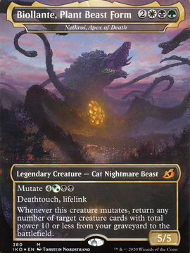 Nethroi, Apex of Death (IKO-380) - Ikoria: Lair of Behemoths / Biollante, Plant Beast Form (Borderless)