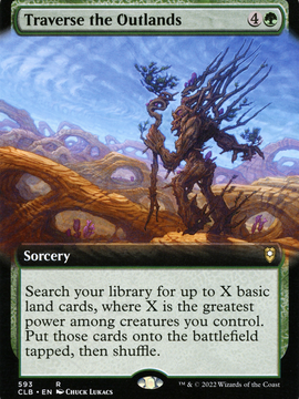 Traverse the Outlands (CLB-593) - Commander Legends: Battle for Baldur's Gate: (Extended Art)