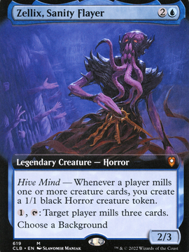 Zellix, Sanity Flayer (CLB-619) - Commander Legends: Battle for Baldur's Gate: (Extended Art)