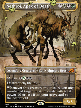 Nethroi, Apex of Death (IKO-303) - Ikoria: Lair of Behemoths: (Showcase) (Borderless)