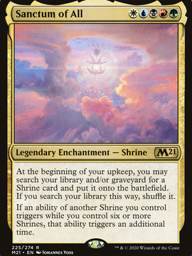 Sanctum of All (M21-225) - Core Set 2021 Foil