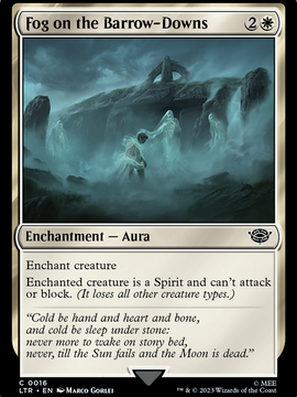 Fog on the Barrow-Downs (LTR-016) - The Lord of the Rings: Tales of Middle-earth Foil