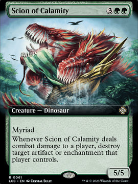 Scion of Calamity (LCC-061) - The Lost Caverns of Ixalan Commander: (Extended Art)