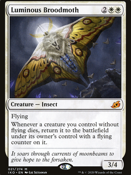 Luminous Broodmoth (IKO-021) - Ikoria: Lair of Behemoths Foil