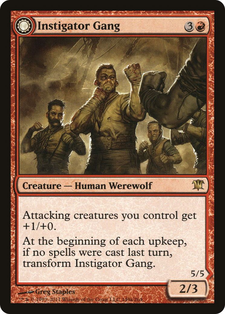 Instigator Gang // Wildblood Pack (ISD-149) - Innistrad: (Double Faced Transform)
