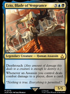 Ezio, Blade of Vengeance (ACR-275) - Assassin's Creed Foil