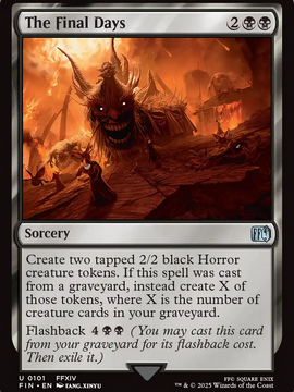 The Final Days (FIN-101) - FINAL FANTASY Foil