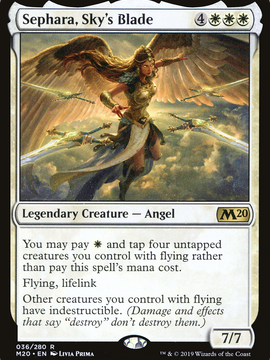 Sephara, Sky's Blade (M20-036) - Core Set 2020 Foil