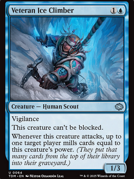 Veteran Ice Climber (TDM-064) - Tarkir: Dragonstorm Foil