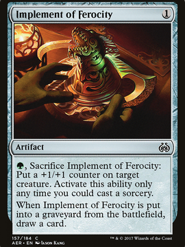 Implement of Ferocity (AER-157) - Aether Revolt Foil