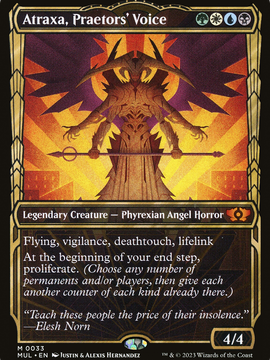 Atraxa, Praetors' Voice (MUL-033) - Multiverse Legends: (Showcase)