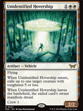 Unidentified Hovership (DSK-037) - Duskmourn: House of Horror