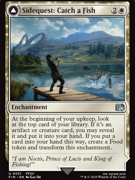 Sidequest: Catch a Fish // Cooking Campsite (FIN-031) - FINAL FANTASY: (enchantment) Foil