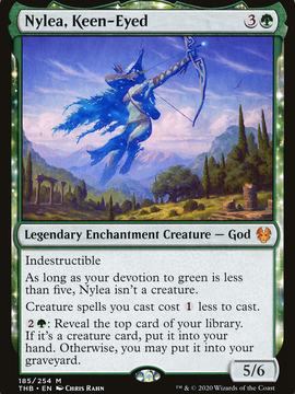 Nylea, Keen-Eyed (THB-185) - Theros Beyond Death: (enchantment)