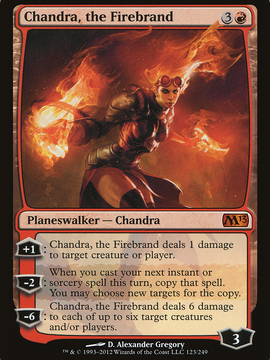 Chandra, the Firebrand (M13-123) - Magic 2013 Foil
