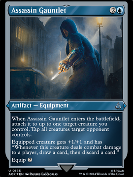 Assassin Gauntlet (ACR-185) - Assassin's Creed Etched Foil