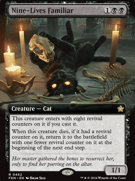 Nine-Lives Familiar (FDN-462) - Foundations: (Extended Art)