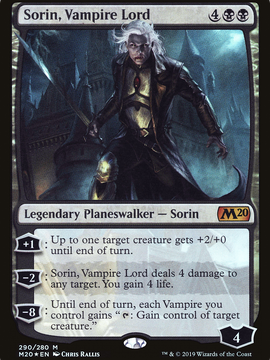 Sorin, Vampire Lord (M20-290) - Core Set 2020 Foil