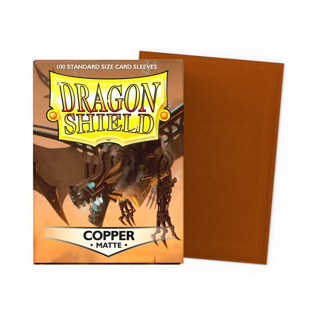 Dragon Shield - Copper - Matte Sleeves (100 Count - Standard Size)