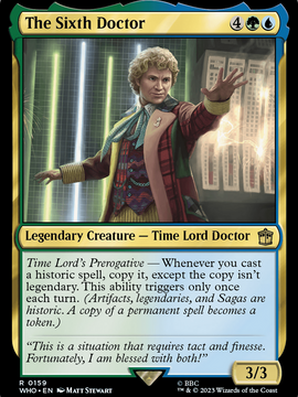 The Sixth Doctor (WHO-159) - Doctor Who Foil