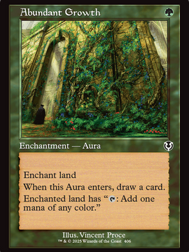 Abundant Growth (Retro Frame) (INR-406) - Innistrad Remastered