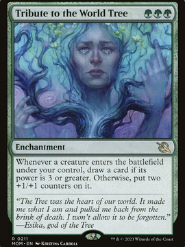 Tribute to the World Tree (MOM-211) - March of the Machine Foil