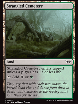 Strangled Cemetery (DSK-268) - Duskmourn: House of Horror