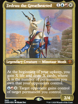 Zedruu the Greathearted (CMR-543) - Commander Legends Etched Foil