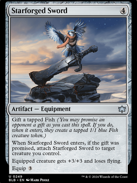 Starforged Sword (BLB-249) - Bloomburrow Foil