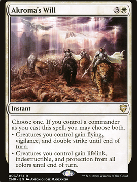 Akroma's Will (CMR-003) - Commander Legends