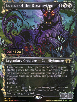 Lurrus of the Dream-Den (MUL-181Z) - Multiverse Legends: (Showcase) (Borderless) Foil